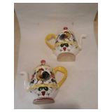 2 PY Rooster Teapot Wallpockets