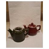 2 Small Hall Teapots