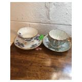 2-Tea cups and saucers