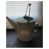 Galvanized watering can