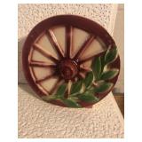 Wheel wall vase