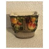 Fruit basket wall vase