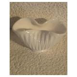 Milk glass dish