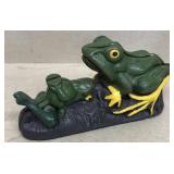 Cast-iron frog bank, mechanical