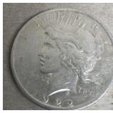 1922 US Peace Silver $1
