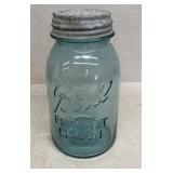 Ball perfect mason blue jar number 13 w/ zinc lid
