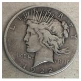 1922-D Peace Silver $1