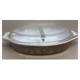 Pyrex 1 1/2 quart divided dish