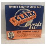 Clark candy bar box vintage very good condition