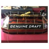 Miller "Genuine Draft" beer hanging light ****