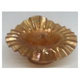 Carnival glass dish