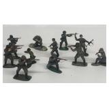 German soldiers hand painted resin