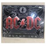 AC/DC black ice metal sign