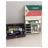 Singer button holder and singer sewing machine