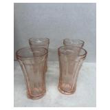 Pink depression glasses