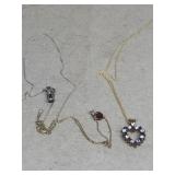 Silver marked 925 necklaces