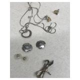 Sterling jewelry earrings necklaces