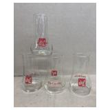 Seven up the uncola glasses