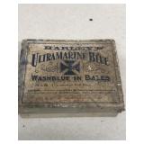 Harleys Ultramarine Blue Wash blue advertising