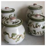 Louisville stoneware canister set