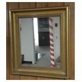 Gold Colored Framed Mirror