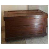 Lg. Antique Cedar Chest  (Great Iron Ornate