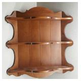 Maple Hanging Shelf (Possible Tell City)