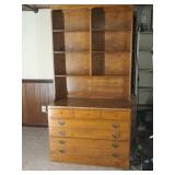 Ethan Allen 2 PC. Bookshelf With 3 Drawers