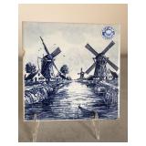 Delft blue Holland tile