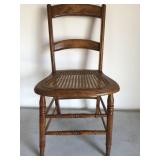 Wicker bottom chair