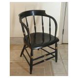 Firehouse Windsor Chair Painted Black/Gold