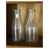 2 Milk Bottles