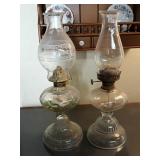 2 Kerosene Lamps
