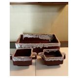 3 Pcs Gonder Pottery