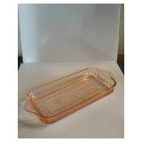 Pink Depression Glass Dish