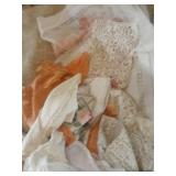 Lg. Group Of Lace,Doilies,Linens,Afghans