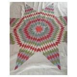 Early Handstitched Quilt (As Is)