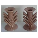 Redwing Pottery Candle Holders M 14-71