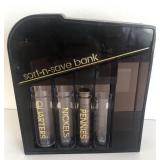 Sort in save Bank with 50 or so pennies