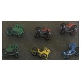 Miniature size antique cars
