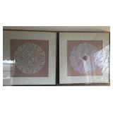 Doilies framed