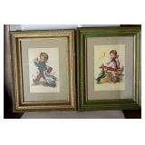 (2) Hummel Style Prints