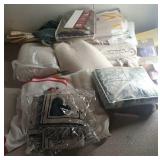 Group Of Linens, Beadspreads,Throws