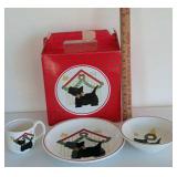 Studio Nova 3 PC. Porcelain Plate Set With S