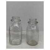 Milk bottles