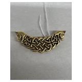 Celtic not brooch with horses