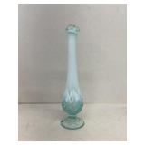 Blue turquoise vase does have chip on rim