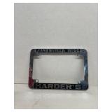 Janesville Wisconsin advertising license plate