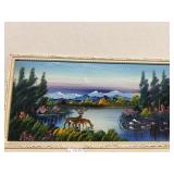 Greenville Ohio artist oil on board by Sister