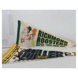 Indianapolis Pacers Reggie Miller pennant and